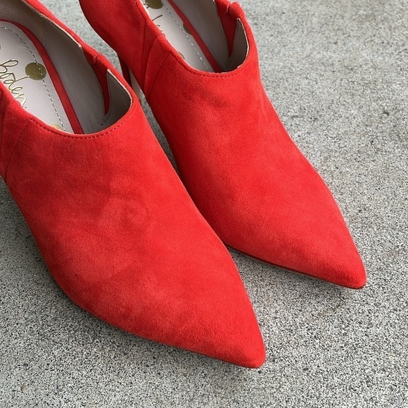 BODEN Low Cut Suede Bootie with High Heel Size 39 - Picture 5 of 16